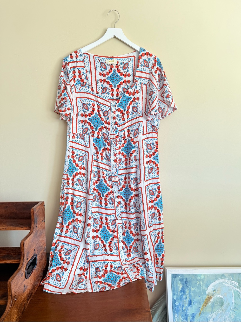 Maeve Anthropologie Printed Summer Dresss Size 14